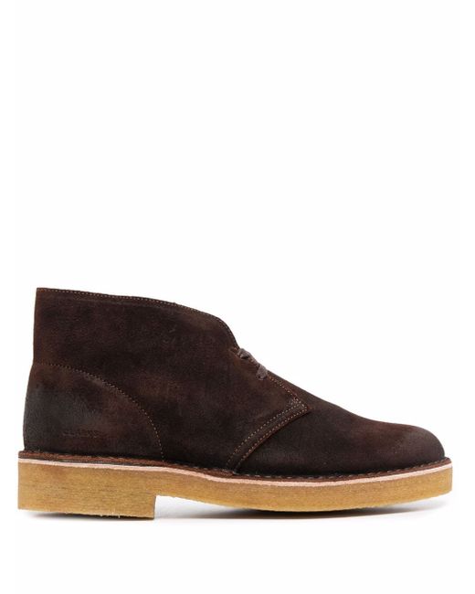 Clarks lace-up suede desert boots