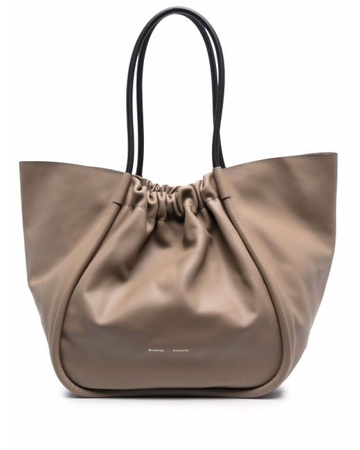 Proenza Schouler XL ruched leather tote bag