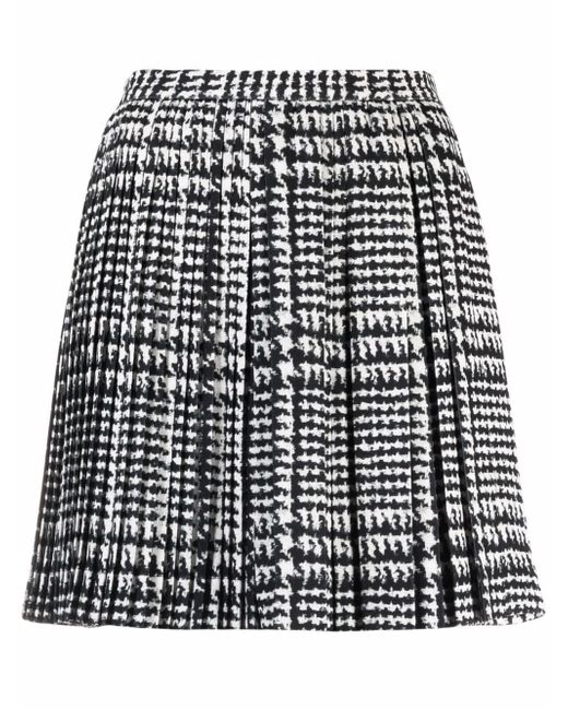 Ermanno Scervino high-waisted houndstooth skirt