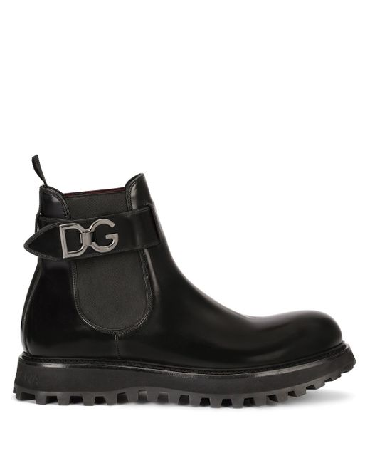 Dolce & Gabbana Chelsea belted boots