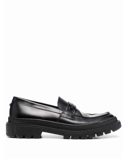 Karl Lagerfeld Outland logo-embossed loafers