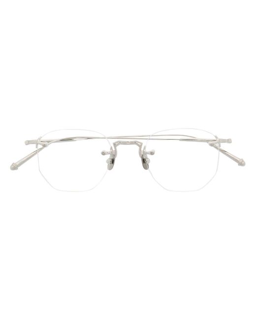Matsuda engraved aviator glasses