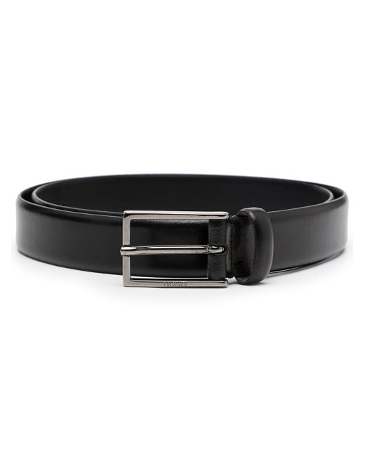 Boss leather buckle belt