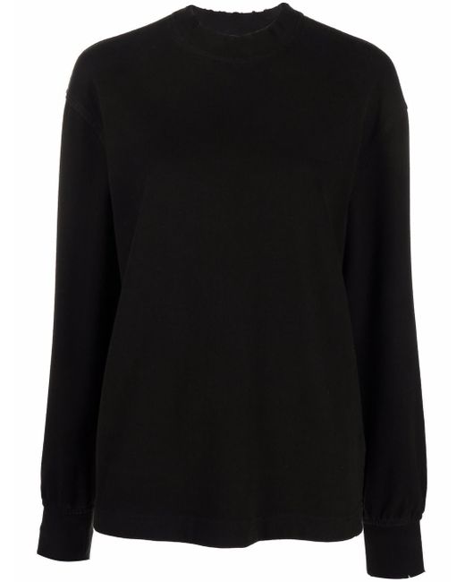 Han Kj0benhavn distressed long-sleeved sweater