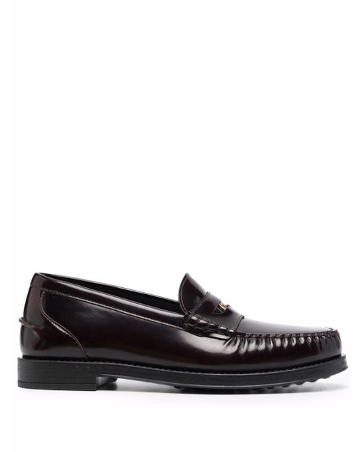 Tod's logo-plaque slip-on loafers