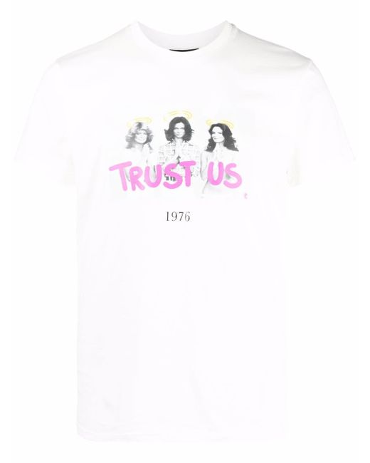 Throwback. Throwback. Trust Us graphic-print T-shirt