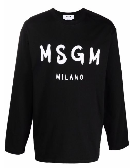 Msgm long-sleeve logo sweatshirt