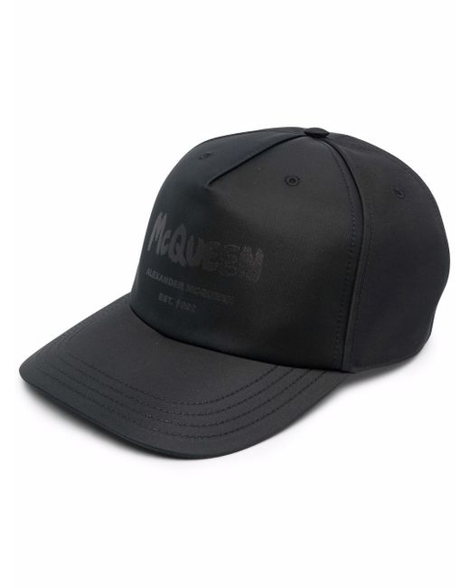 Alexander McQueen logo-print cotton baseball cap