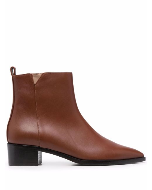 Scarosso Alba leather ankle boots