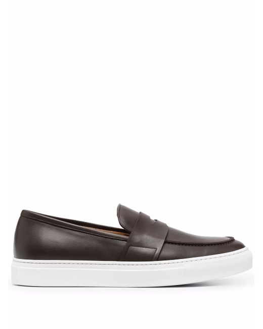 Scarosso Alberto leather penny loafers