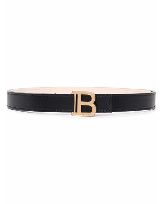 Balmain logo-buckle belt