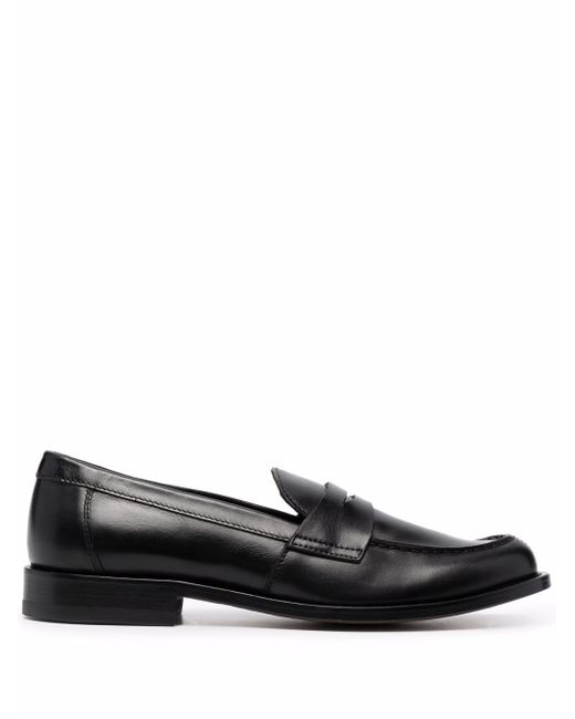 Scarosso Harper leather penny loafers