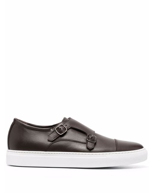 Scarosso Fabio buckled leather sneakers
