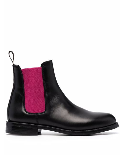 Scarosso Claudia colour-block ankle boots