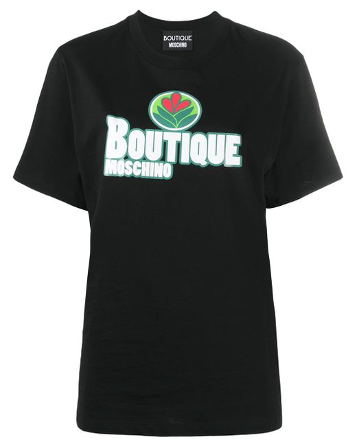 Boutique Moschino graphic-logo crew-neck T-shirt