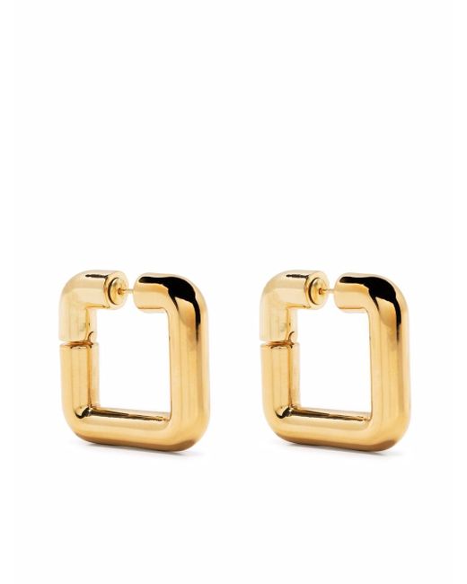 Jil Sander square earrings