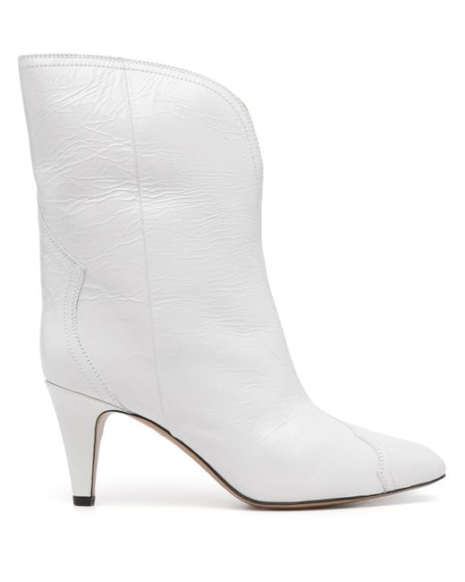 Isabel Marant Dytho leather mid-calf boots