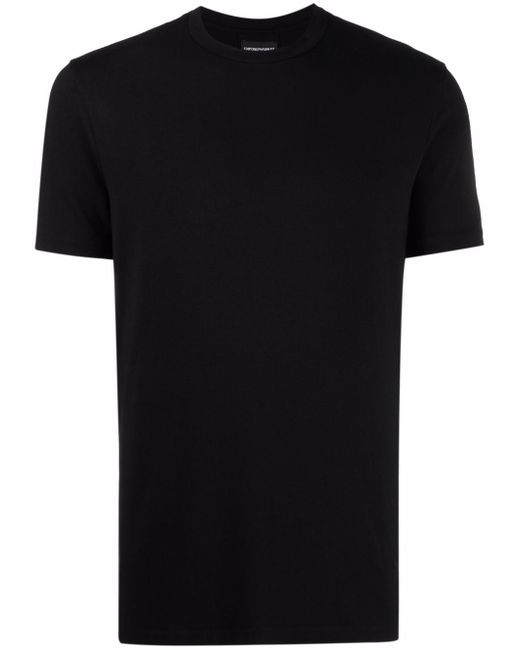Emporio Armani logo-print crew neck T-shirt