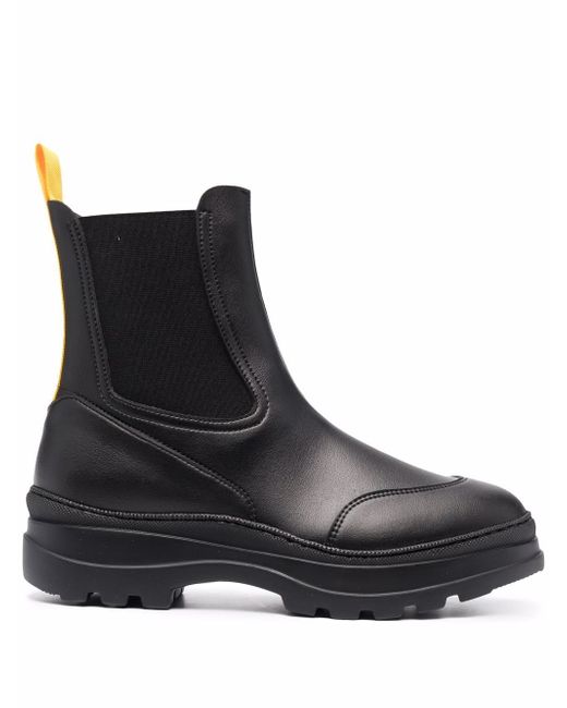 Doucal's contrast-pull tab ankle boots