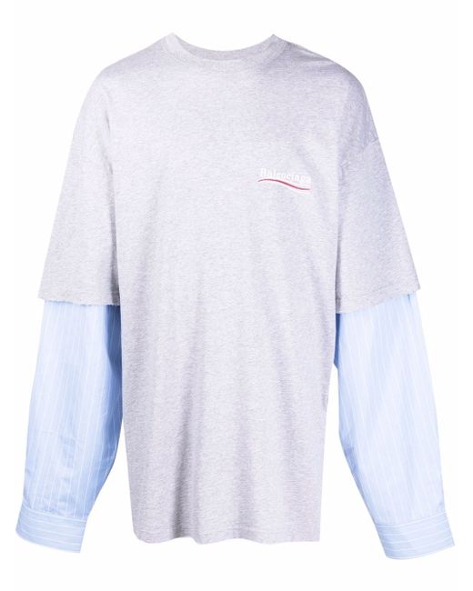 Balenciaga oversized layered T-shirt