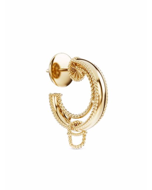 Dolce & Gabbana 18kt yellow Alphabet hoop earring