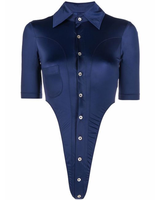 Ninamounah Bipeds cut-out detail blouse