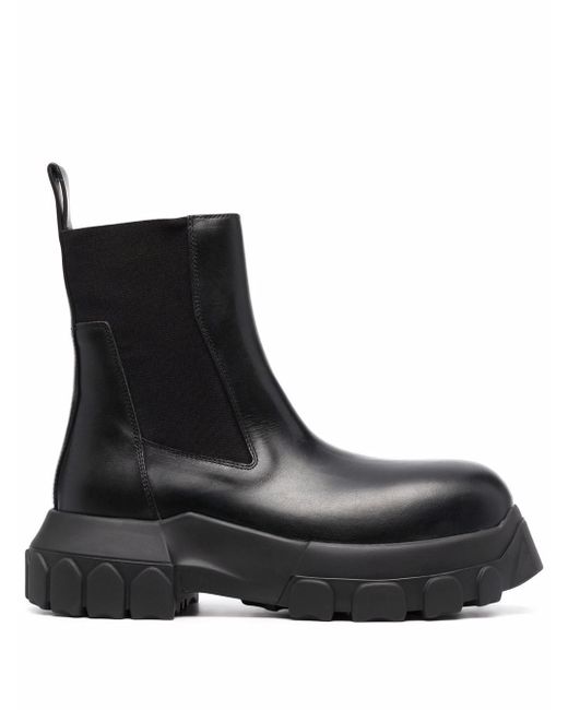 Rick Owens leather ankle boots