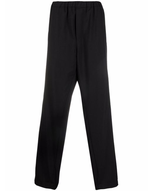 Oamc drop-crotch straight trousers