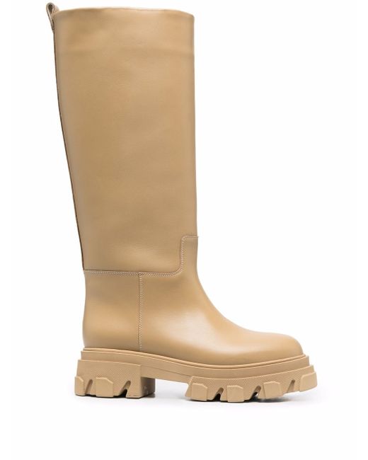 Gia Borghini chunky leather boots