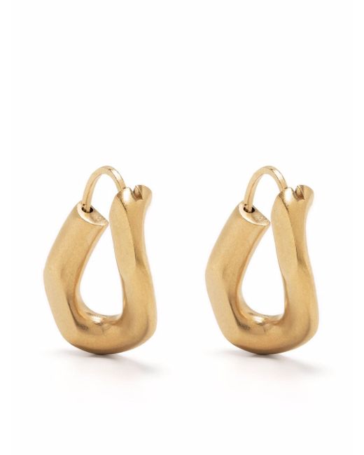 Maison Margiela twisted chain earrings