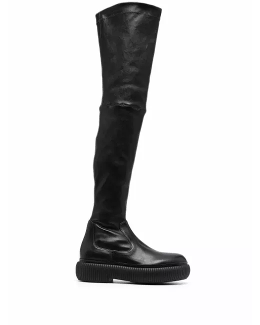 Lanvin thigh-high leather boots