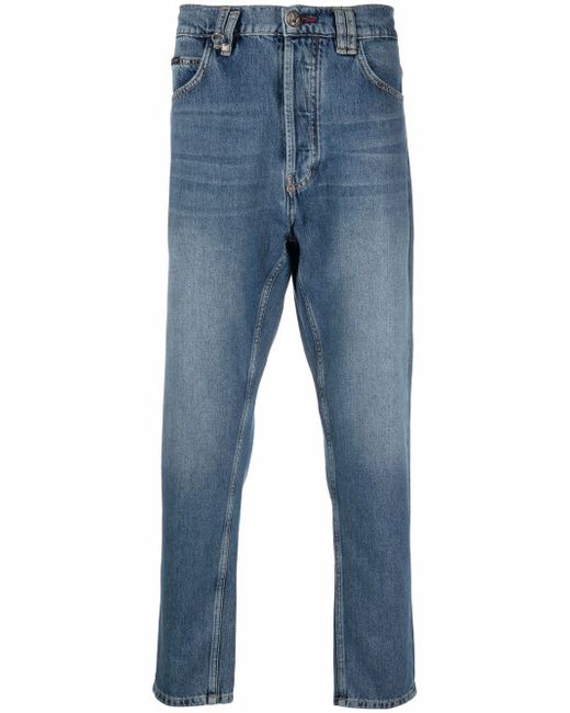 Philipp Plein carrot-cut Iconic Plein jeans