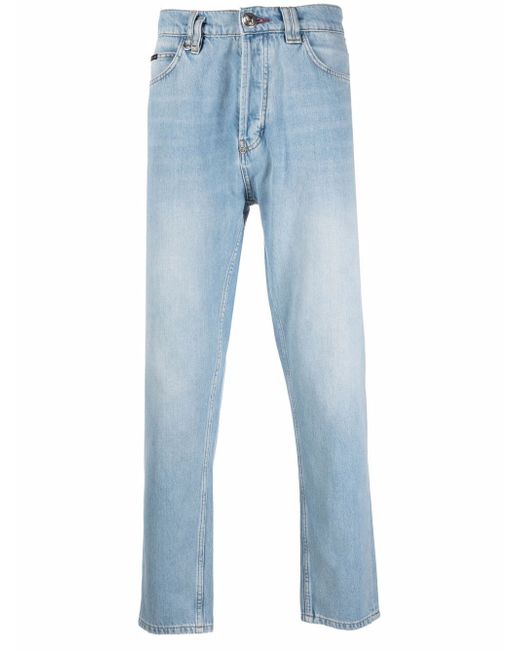 Philipp Plein Iconic carrot-cut jeans