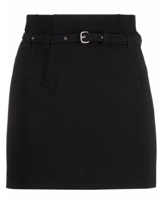 RED Valentino belted high-waisted miniskirt