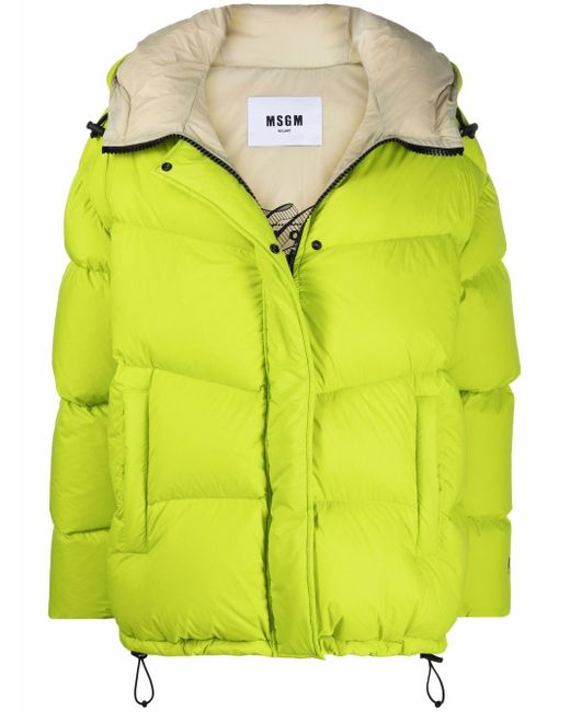 Msgm hooded puffer jacket