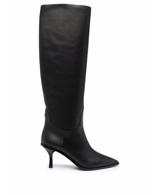 Casadei knee-high leather boots