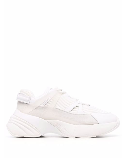 Pinko lace-up low-top sneakers