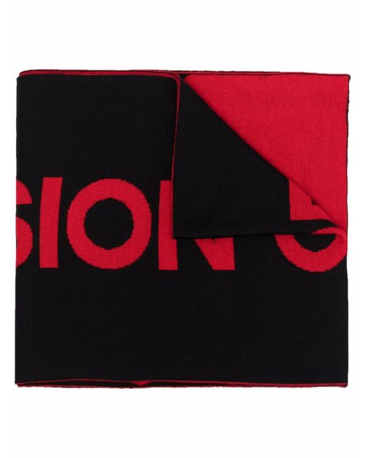 Vision Of Super logo-print scarf
