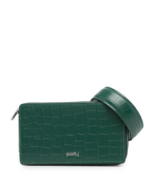 Juun.J crocodile effect belt bag