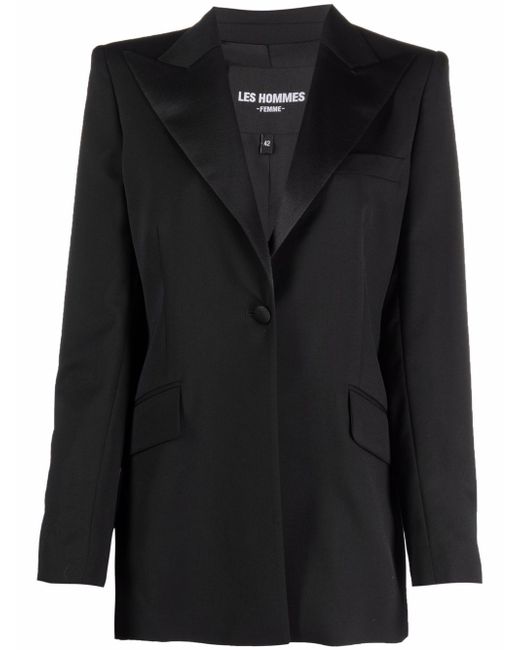 Les Hommes tailored single-breasted blazer