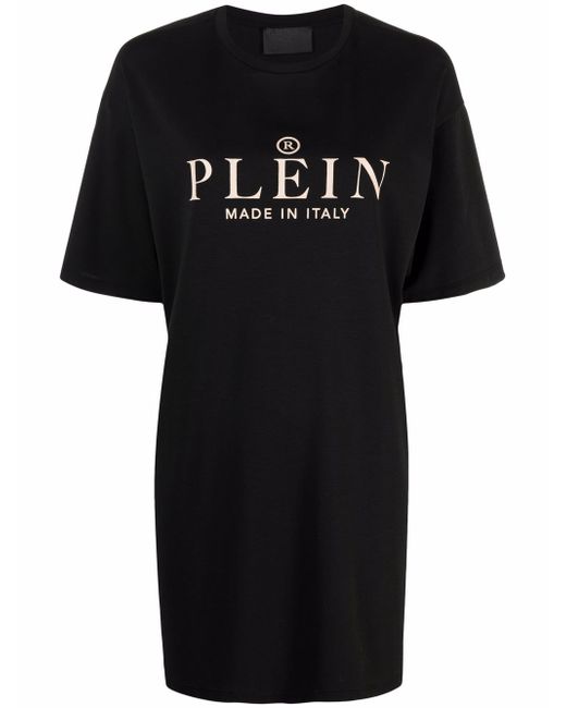 Philipp Plein Iconic Plein cotton T-shirt dress