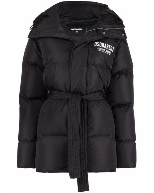 Dsquared2 hooded padded down coat