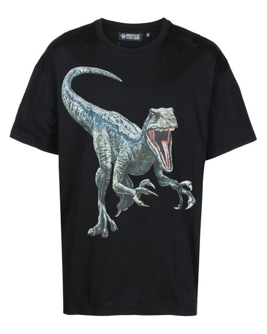 Mostly Heard Rarely Seen Dino-print T-shirt