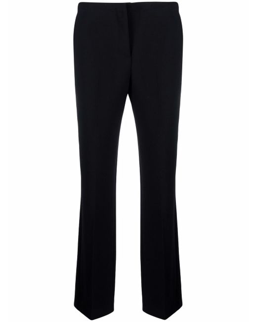 Versace mid-rise flared trousers