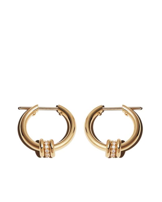 Spinelli Kilcollin 18kt Ara diamond hoop earrings
