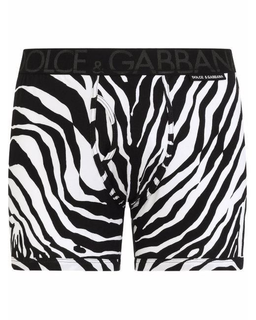 Dolce & Gabbana zebra-print boxers