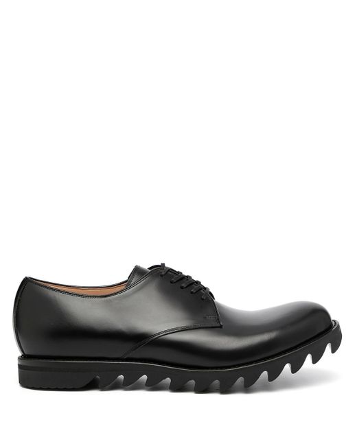Undercover lace-up leather derby shoes