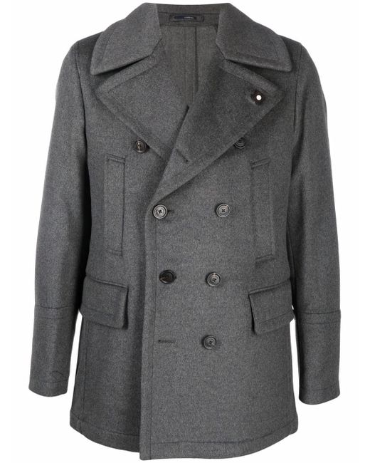 Lardini double-breasted tailored coat