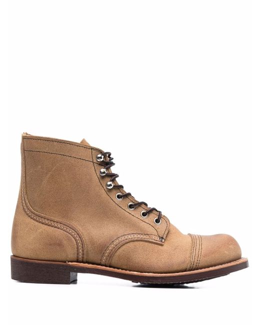 Red Wing Iron Ranger leather ankle boots