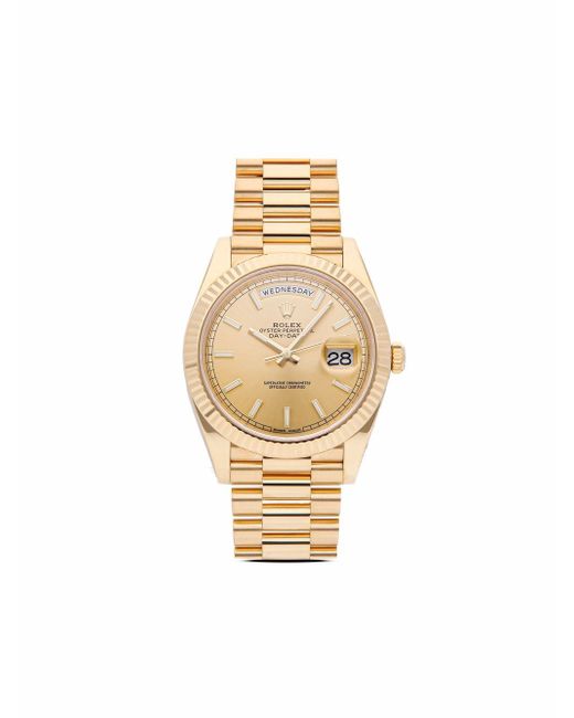 Rolex 2015 pre-owned Day-Date 40mm